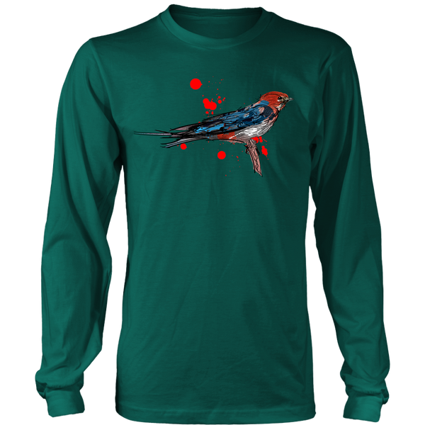 Lesser Striped Swallow Long Sleeve Shirt