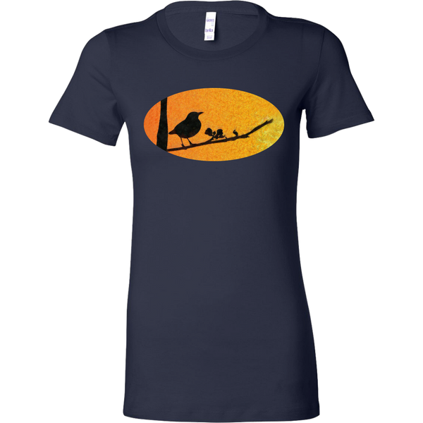 Black Bird Bella Womens Shirt