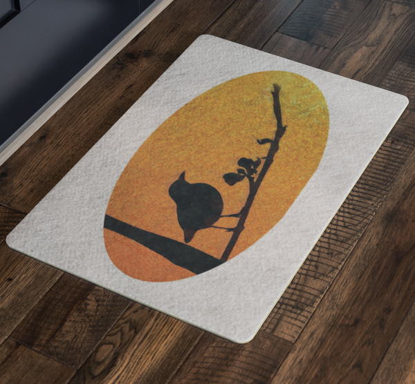 Black Bird Doormat