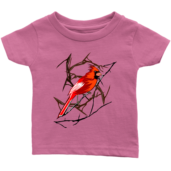 Northern Cardinal Bird Infant T-Shirt