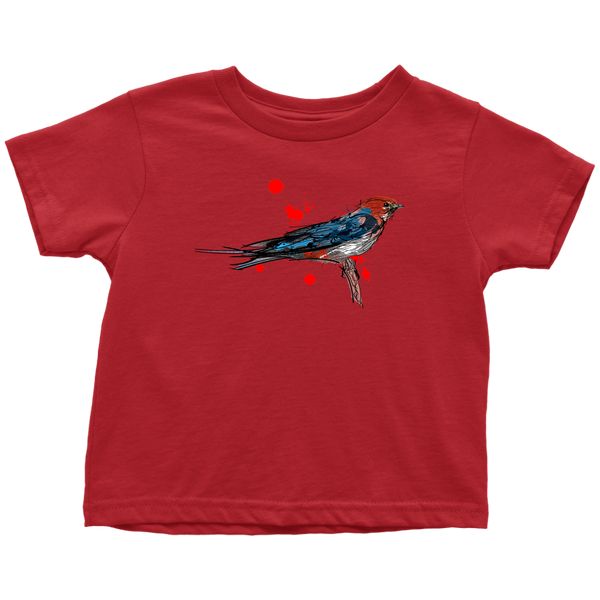 Lesser Striped Swallow Toddler T-Shirts